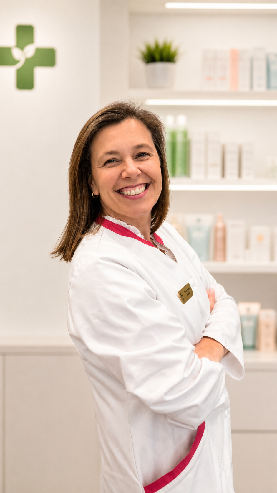 Sara, Farmacéutica Adjunta en Farmacia Santa Catalina